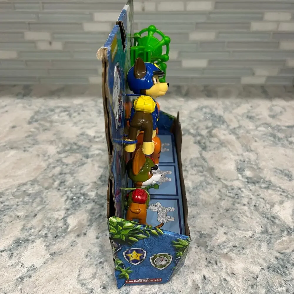 Spin Master Nickelodeon Paw Patrol Jungle Pups Chase Tracker, And Tiger NIB
